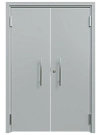 Двупольная маятниковая дверь глухая