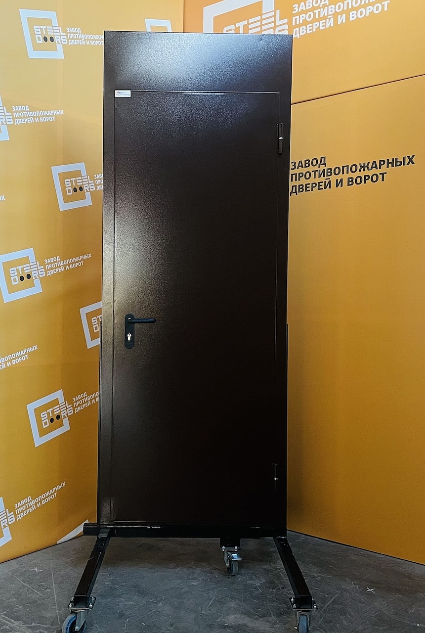 Однопольная глухая противопожарная дверь ei 60 с фрамугой