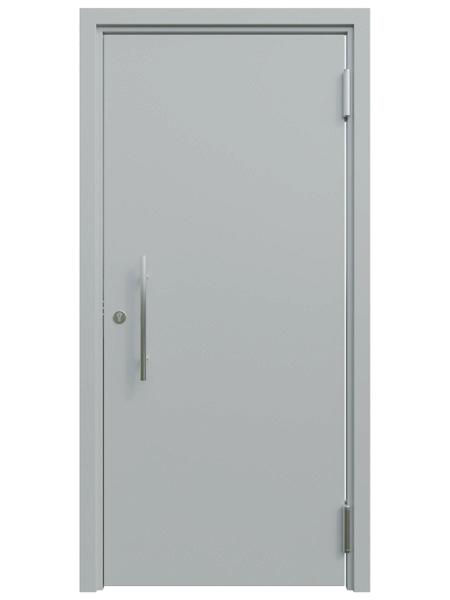 Однопольная маятниковая дверь глухая